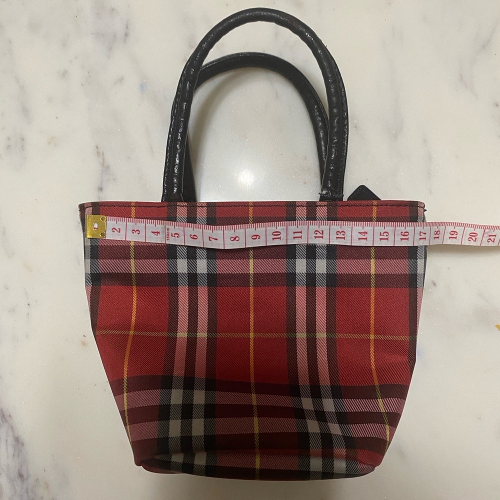 Burberry Red Plaid Mini Bag